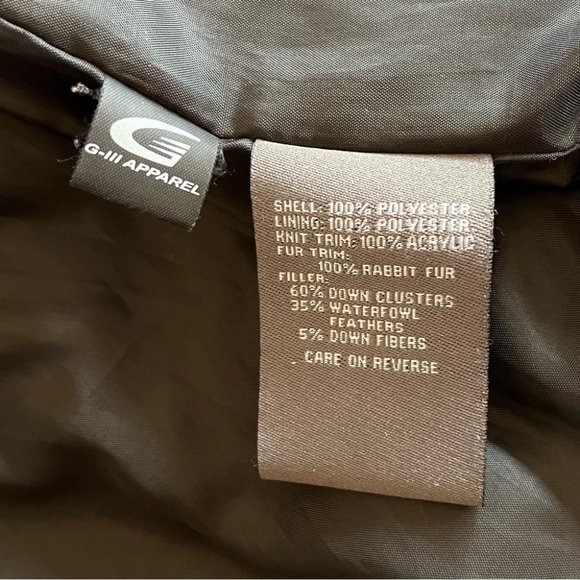 Down blend Puffer Quilted Jacket Kenneth Cole Reaction Black M - Picture 14 of 15